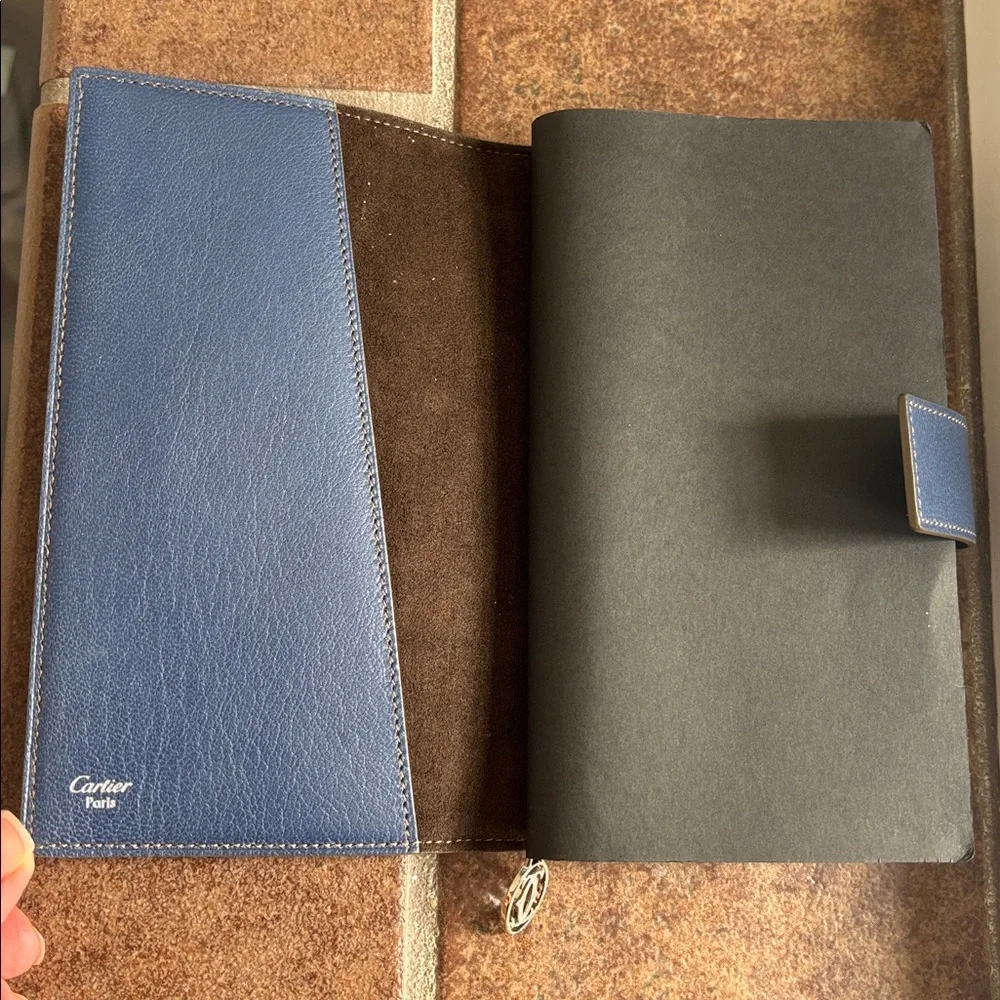Cartier Blue Leather notebook - Picture 3 of 6